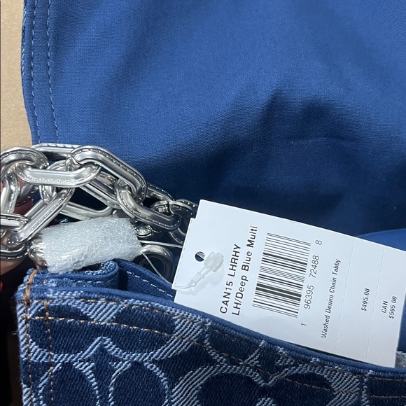 Coach Navy Signature Crossbody Bag - Picture 9 of 16